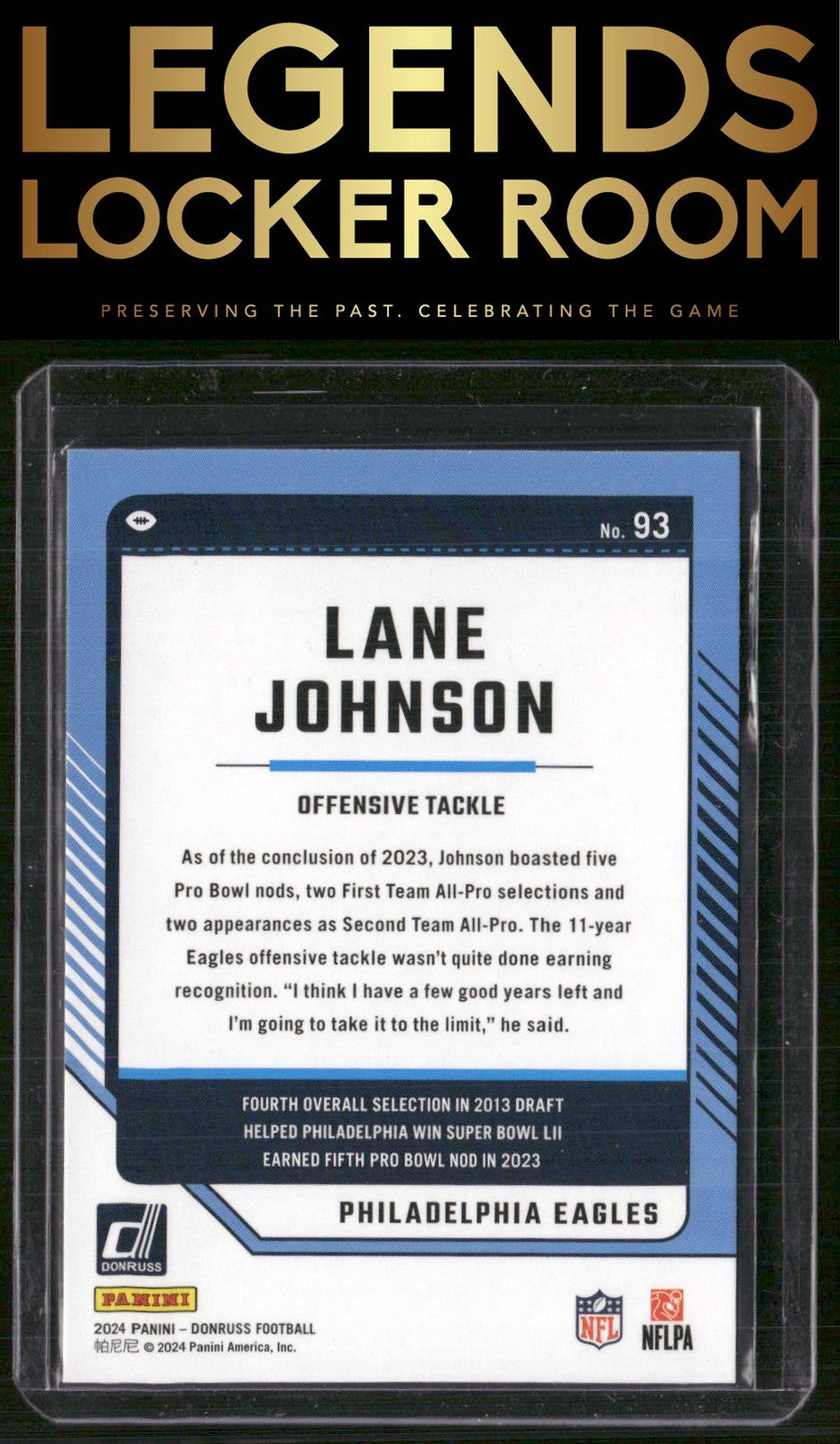 2024 Donruss #93 Lane Johnson