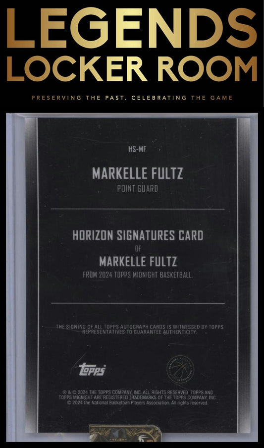 2023-24 Topps Midnight #HS-MF Markelle Fultz Horizon Signatures