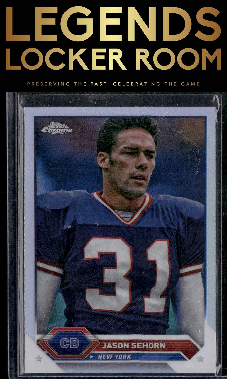 2023 Topps Composite #15 Jason Sehorn Topps Chrome Prism Refractor