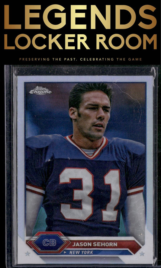 2023 Topps Composite #15 Jason Sehorn Topps Chrome Prism Refractor