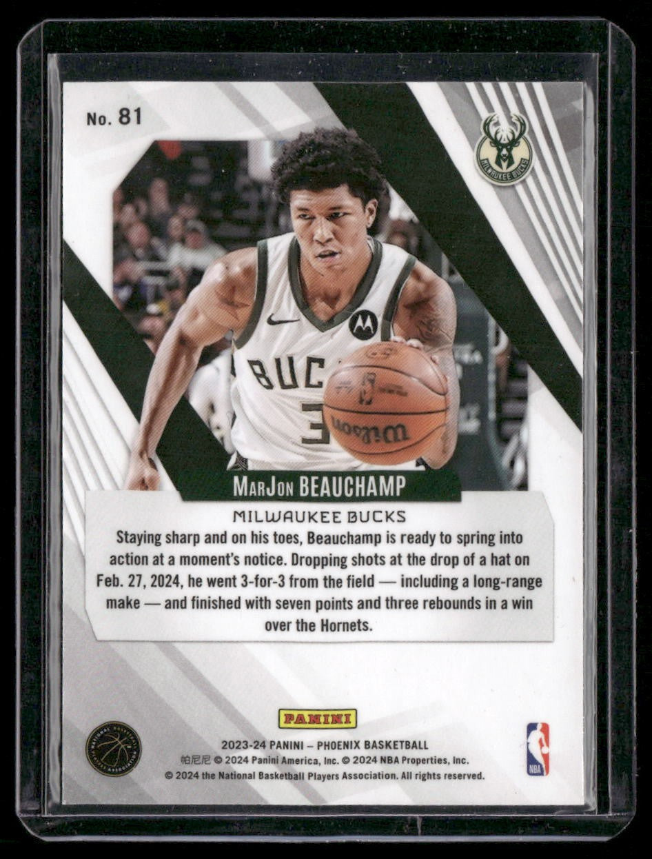 2023-24 Panini Phoenix #81 MarJon Beauchamp