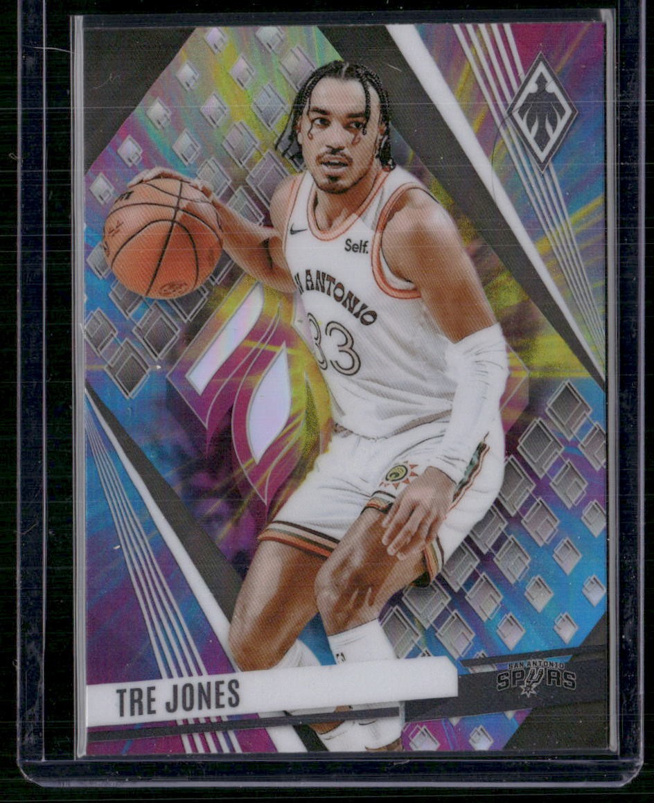 2023-24 Panini Phoenix #232 Tre Jones Color Burst