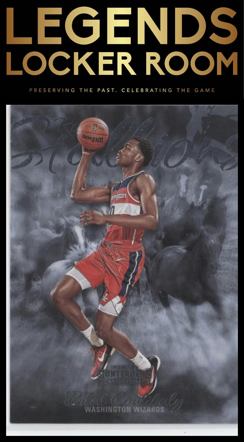 2023-24 Panini Contenders #4 Bilal Coulibaly Rookie Stallions