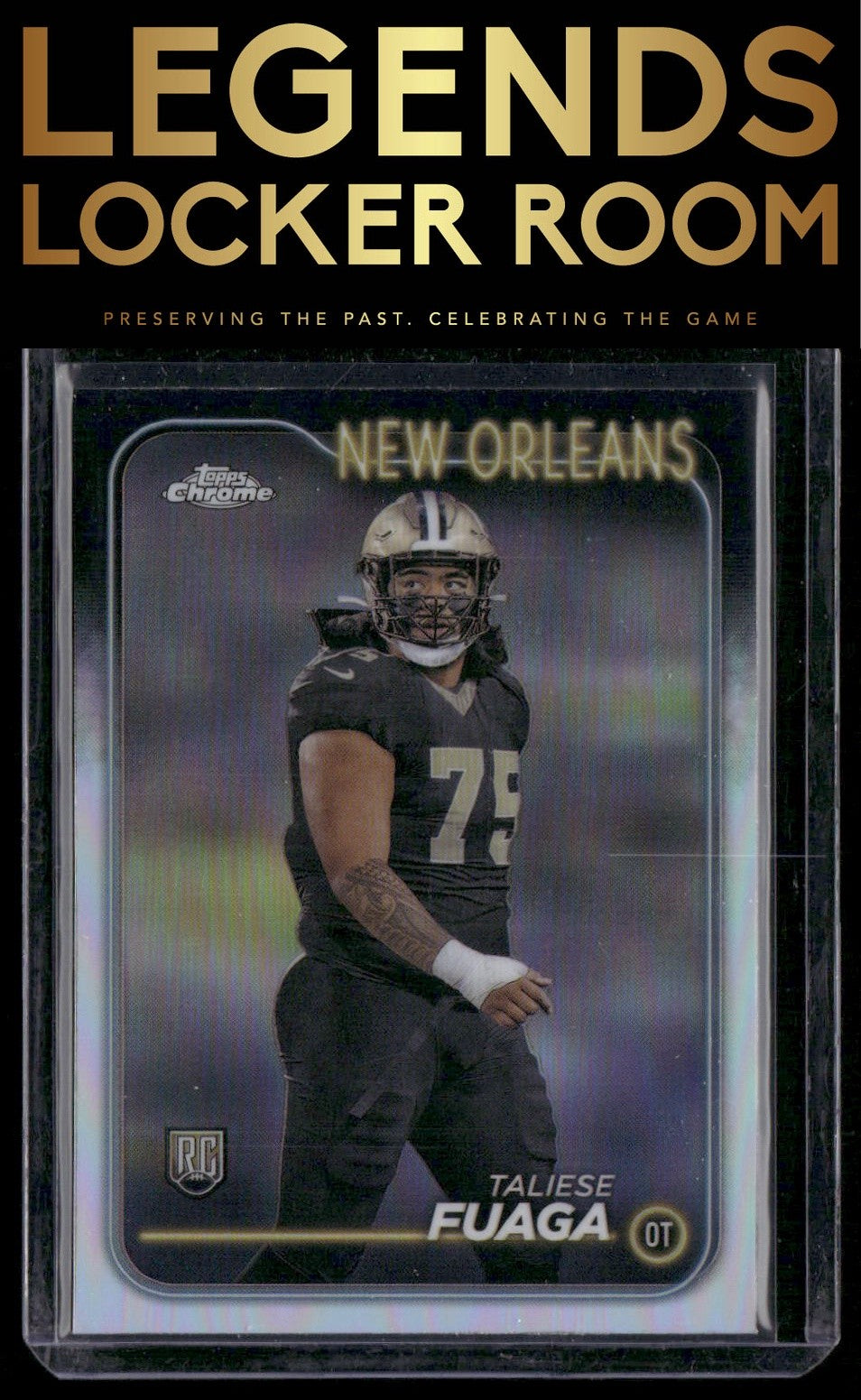 2024 Topps Chrome #296 Taliese Fuaga Refractor