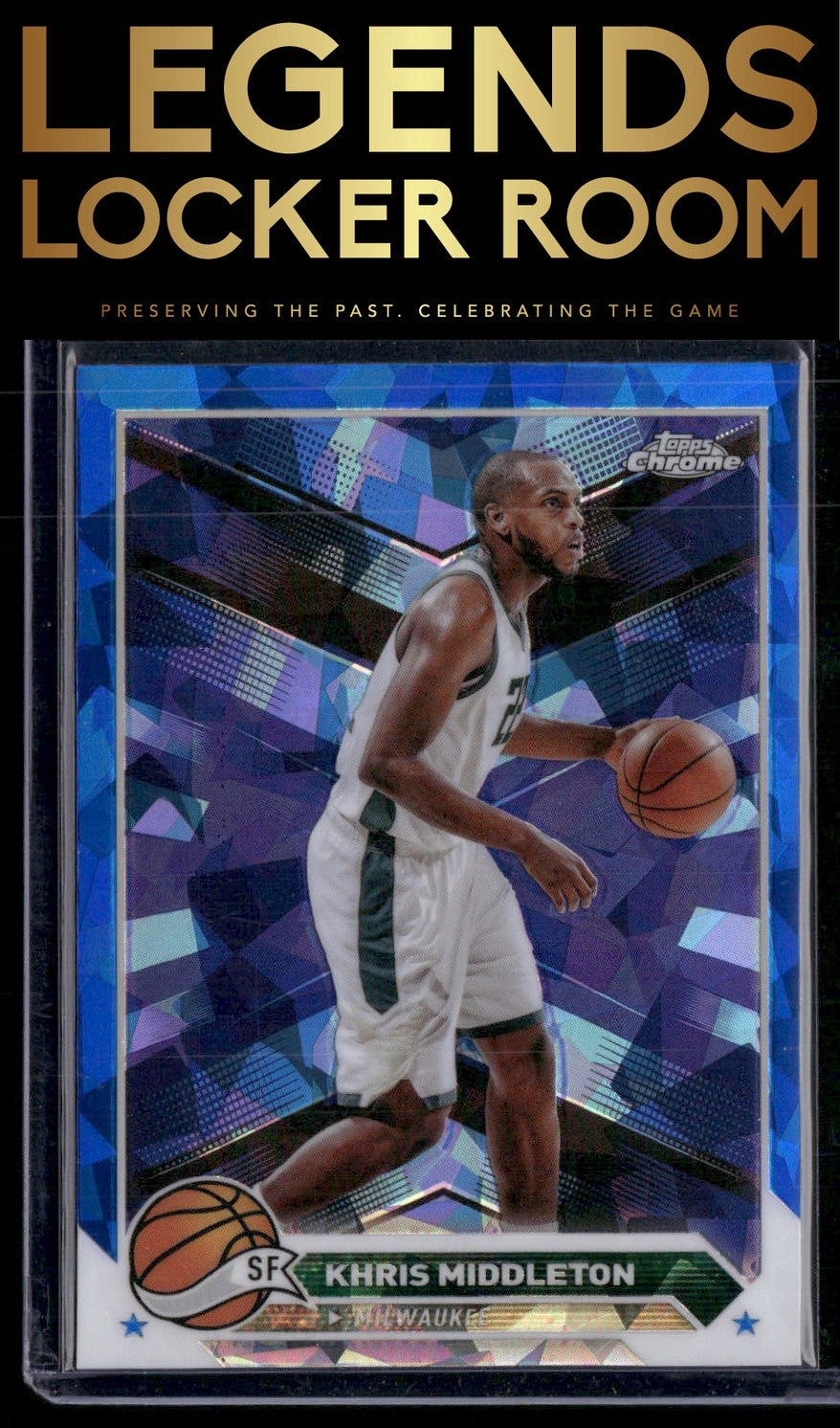 2023-24 Topps Chrome Sapphire Edition #67 Khris Middleton