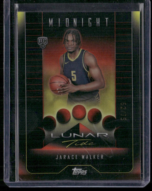 2023-24 Topps Midnight #LT-14 Jarace Walker Lunar Tide Dusk #/75