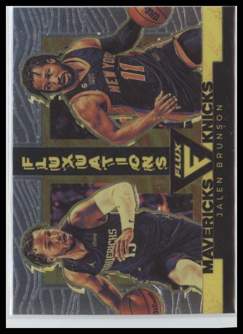 2022-23 Panini Flux #10 Jalen Brunson Fluxuations