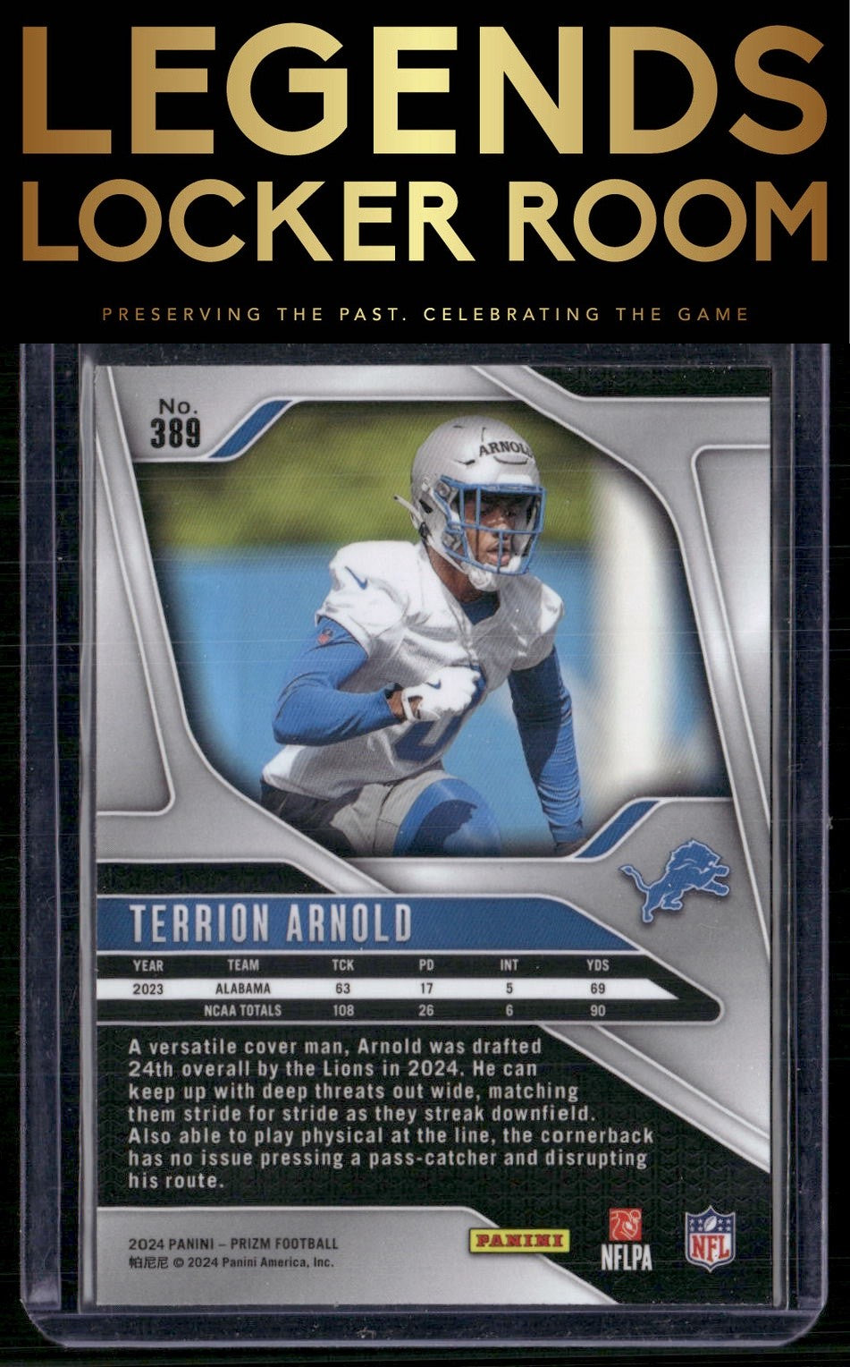 2024 Panini Prizm #389 Terrion Arnold
