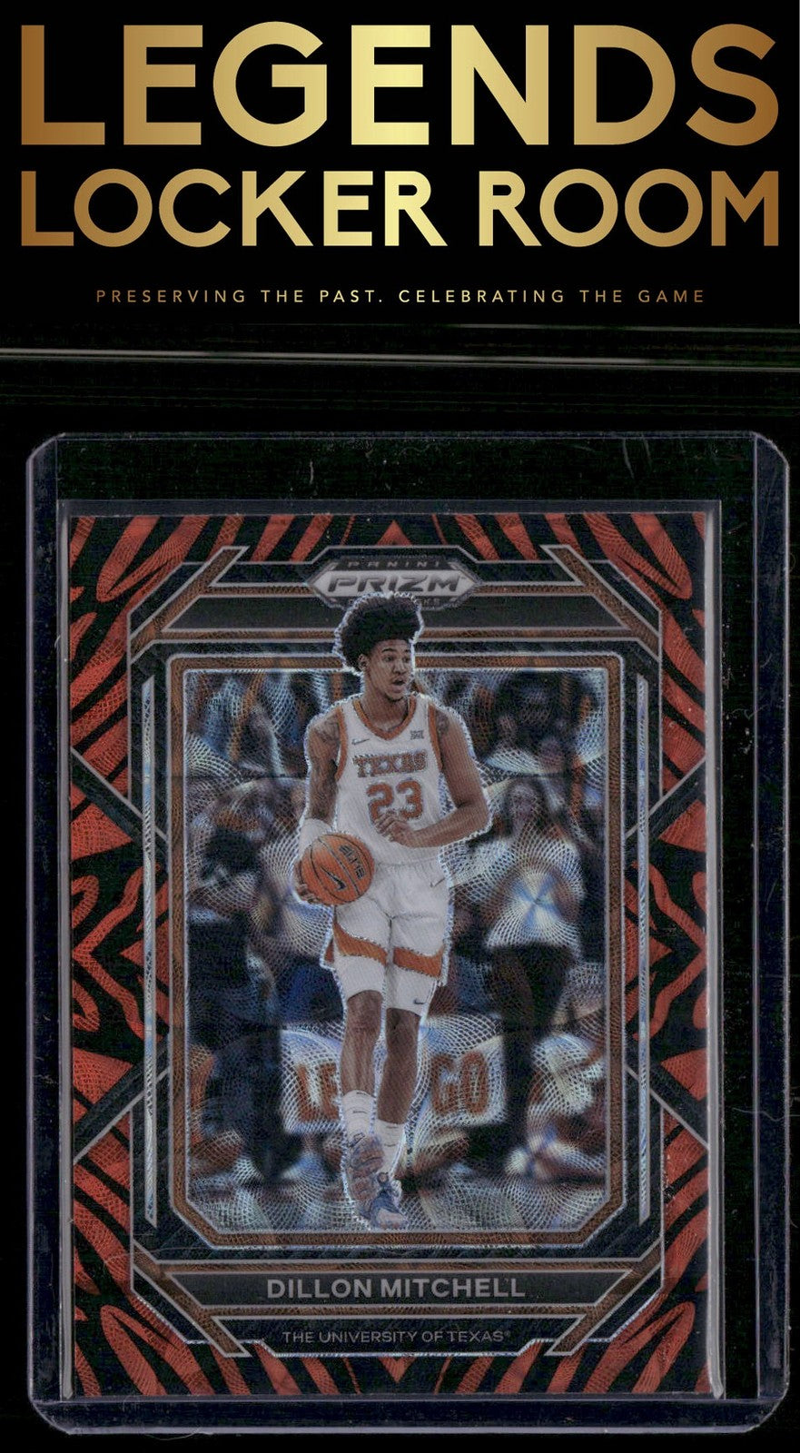 2023 Panini Prizm Draft Picks #35 Dillon Mitchell Choice Tiger Stripe