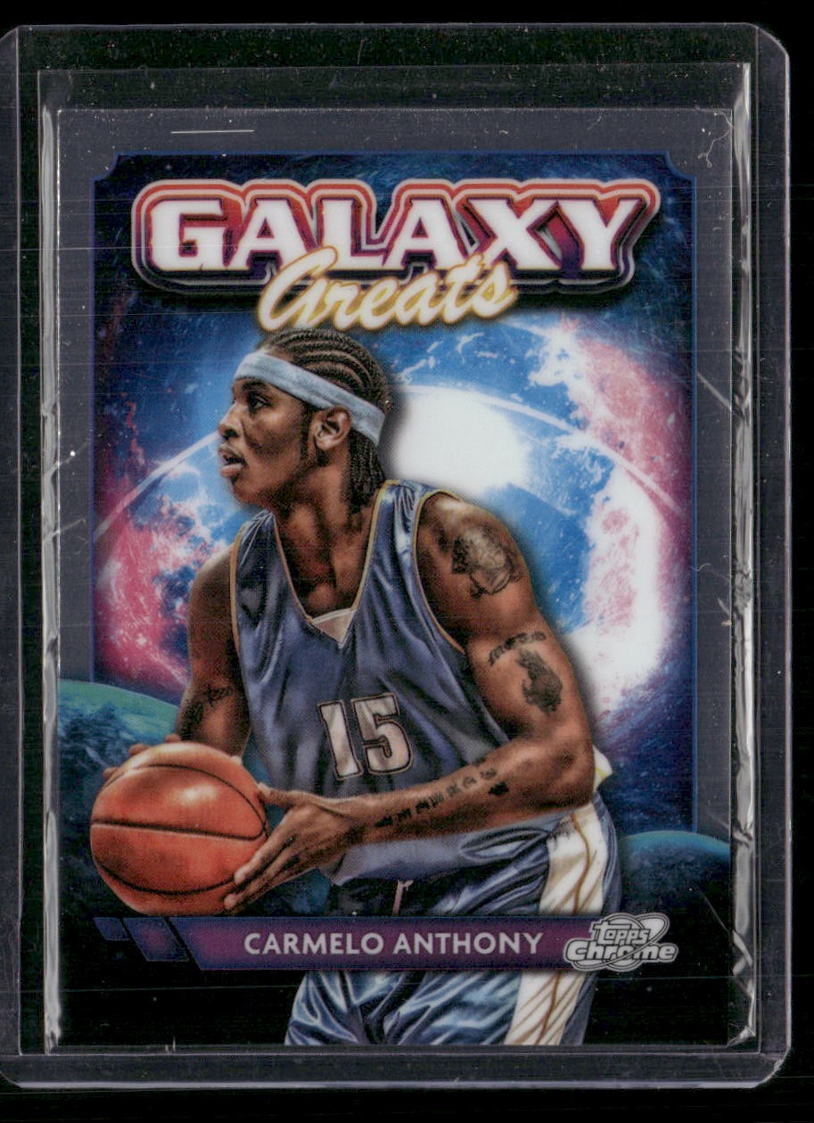 2023-24 Topps Chrome Cosmic #GG-6 Carmelo Anthony Galaxy Greats