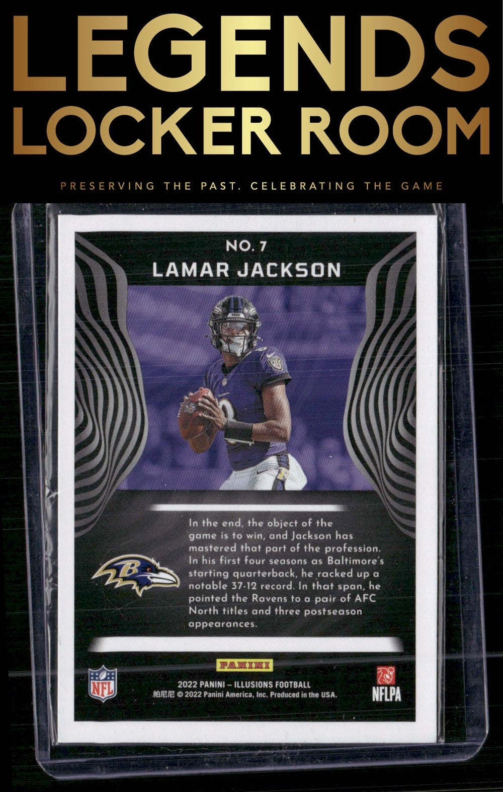 2022 Panini Illusions #7 Lamar Jackson