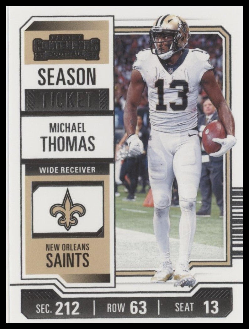 2023 Panini Contenders #74 Michael Thomas