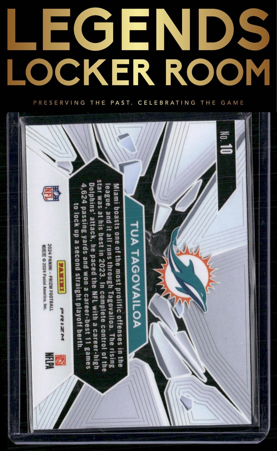 2024 Panini Prizm #10 Tua Tagovailoa Prizm Break Silver Prizm