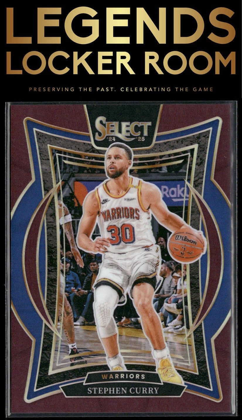 2024-25 Panini Select #7 Stephen Curry Maroon Prizm #/175