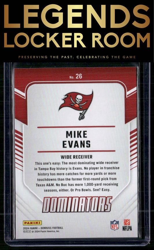 2024 Donruss #26 Mike Evans Dominators