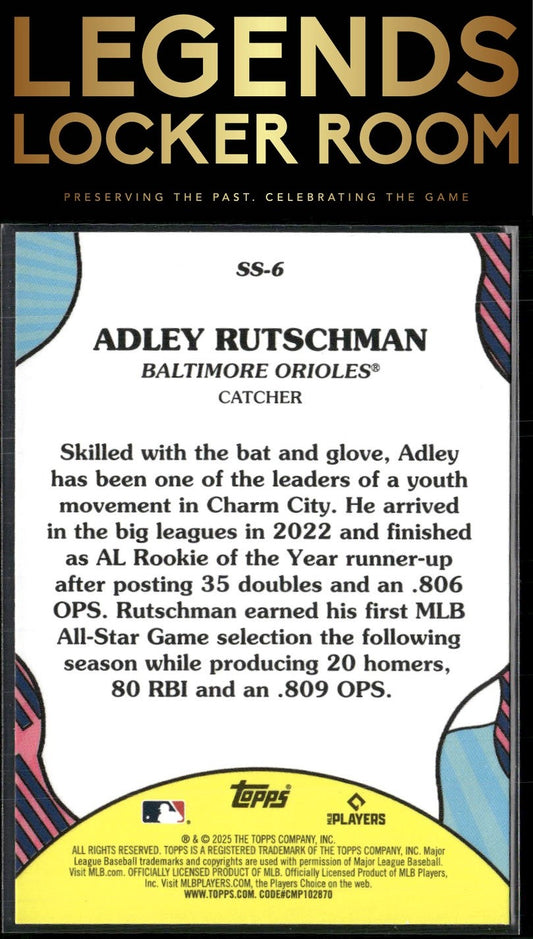 2025 Topps #SS-6 Adley Rutschman Summer Superstars