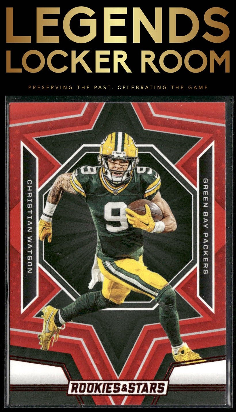 2023 Panini Rookies & Stars #37 Christian Watson Red