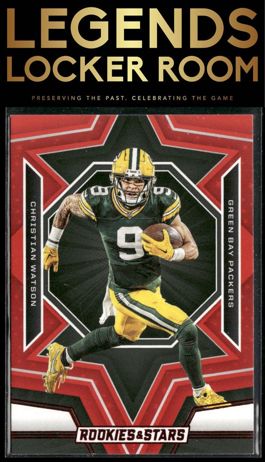 2023 Panini Rookies & Stars #37 Christian Watson Red