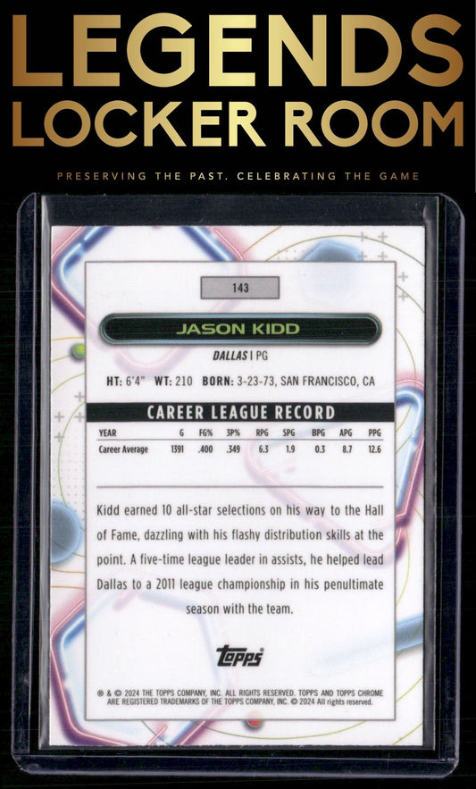 2023-24 Topps Chrome Cosmic #143 Jason Kidd