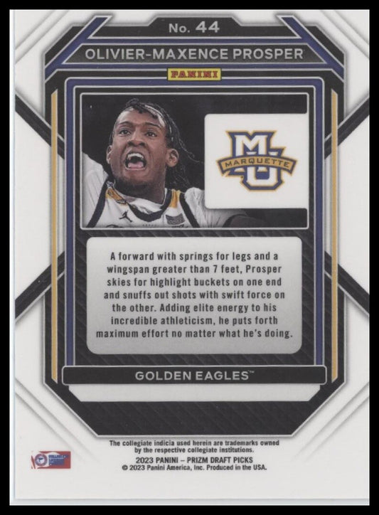 2023 Panini Prizm Draft Picks #44 Olivier-Maxence Prosper