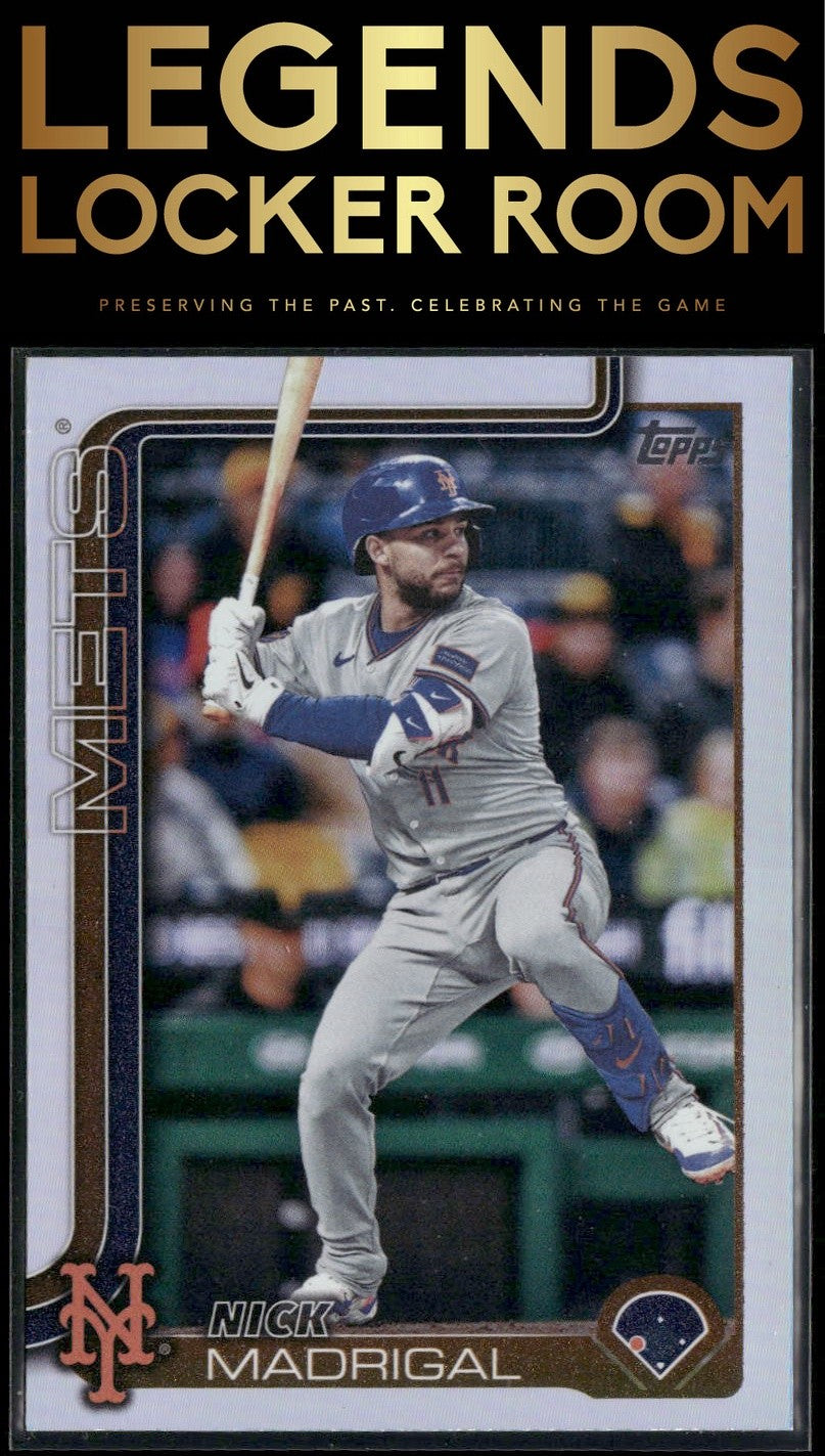 2025 Topps #355 Nick Madrigal Rainbow Foil