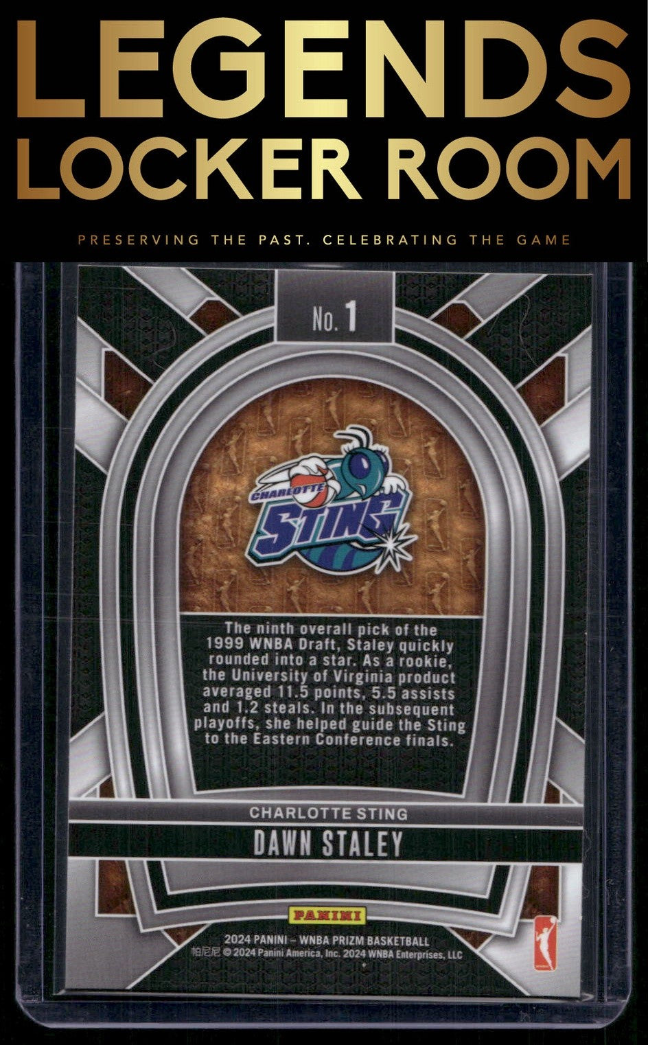 2024 Panini Prizm WNBA #1 Dawn Staley Pioneers