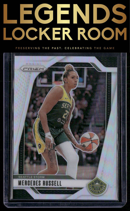 2024 Panini Prizm WNBA #109 Mercedes Russell Silver Prizms