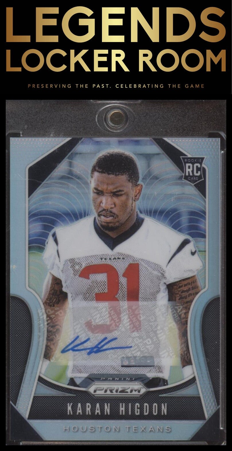 2019 Panini Prizm #333 Karan Higdon Rookie Autographs