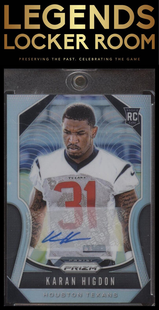 2019 Panini Prizm #333 Karan Higdon Rookie Autographs