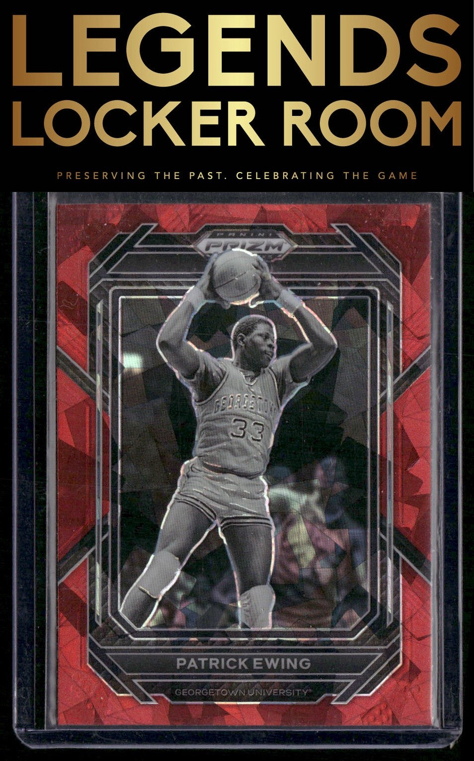 2023 Panini Prizm Draft Picks #96 Patrick Ewing Red Ice