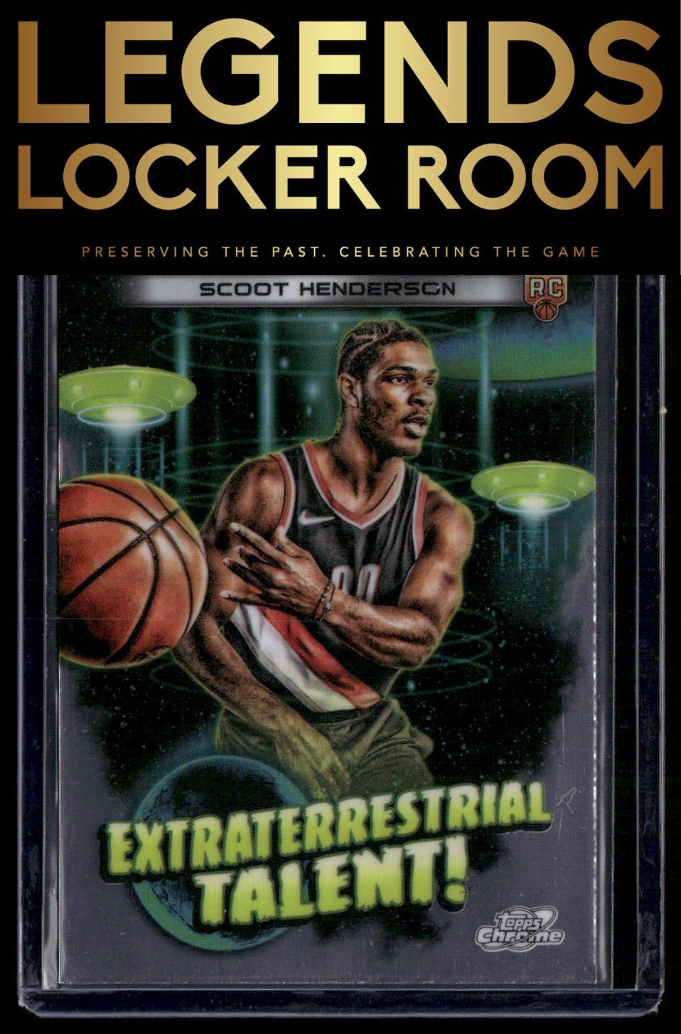 2023-24 Topps Chrome Cosmic #ET-17 Scoot Henderson Extraterrestrial Talent
