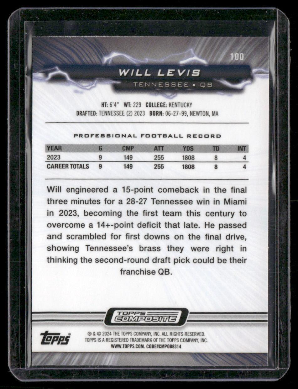 2023 Topps Composite #100 Will Levis