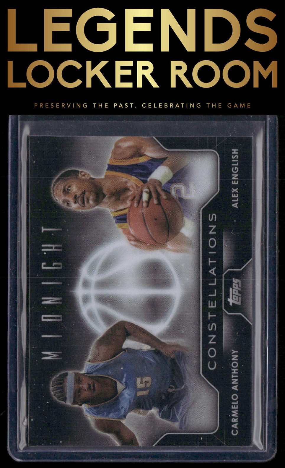 2023-24 Topps Midnight Carmelo Anthony/Alex English Constellations Moon Beam