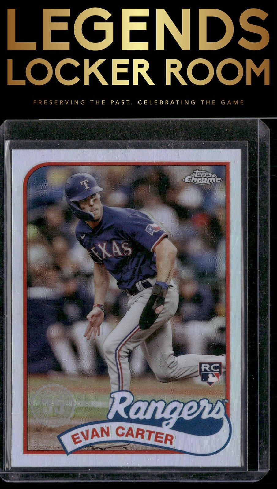 2024 Topps Chrome #89CB-13 Evan Carter 1989 Topps Baseball 35th Anniversary