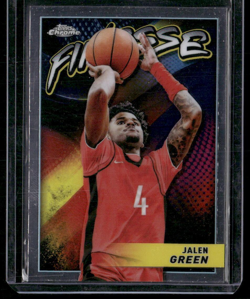 2023-24 Topps Chrome #F-8 Jalen Green Finesse