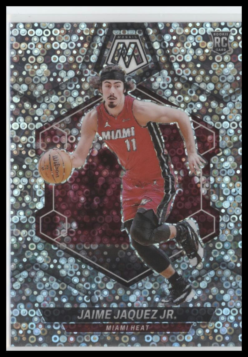 2023-24 Panini Mosaic #246 Jaime Jaquez Jr. Silver Disco Prizm