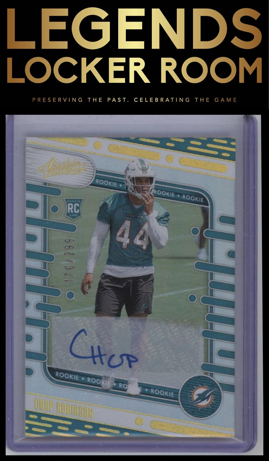 2024 Panini Absolute #121 Chop Robinson Signature Rookies Spectrum #/299