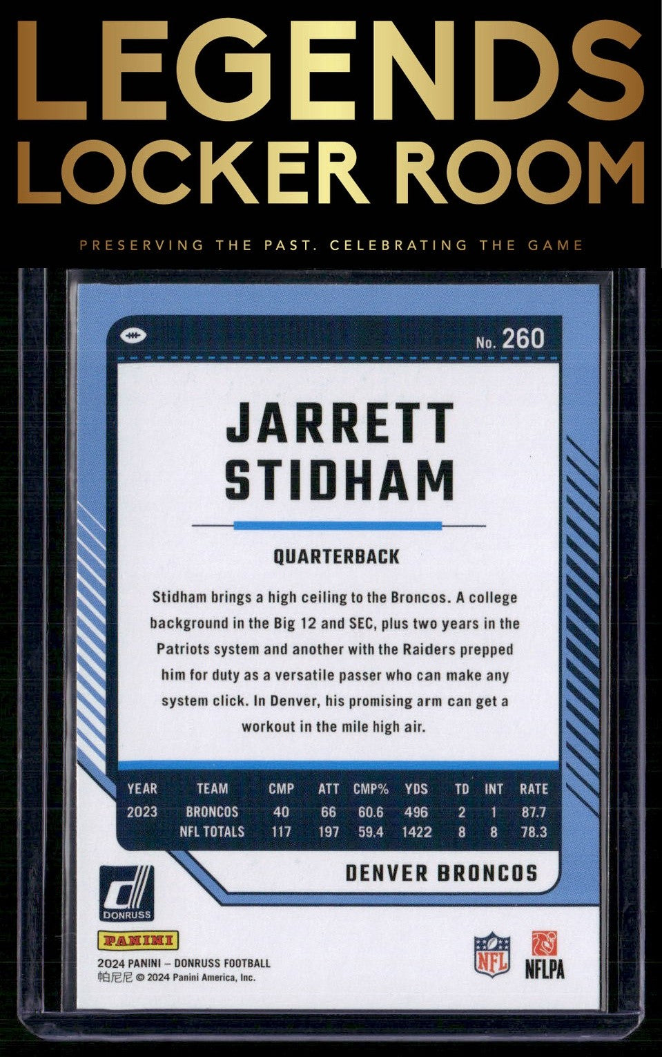 2024 Donruss #260 Jarrett Stidham