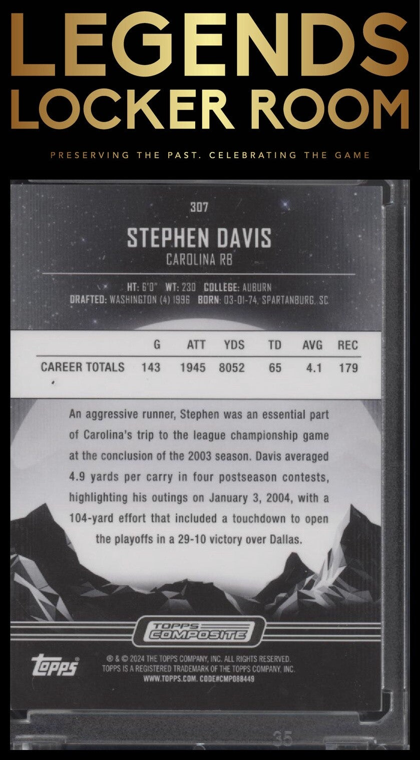 2023 Topps Composite #307 Stephen Davis Midnight Twilight #/99