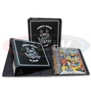 3 in. Album - Comic Book - Black