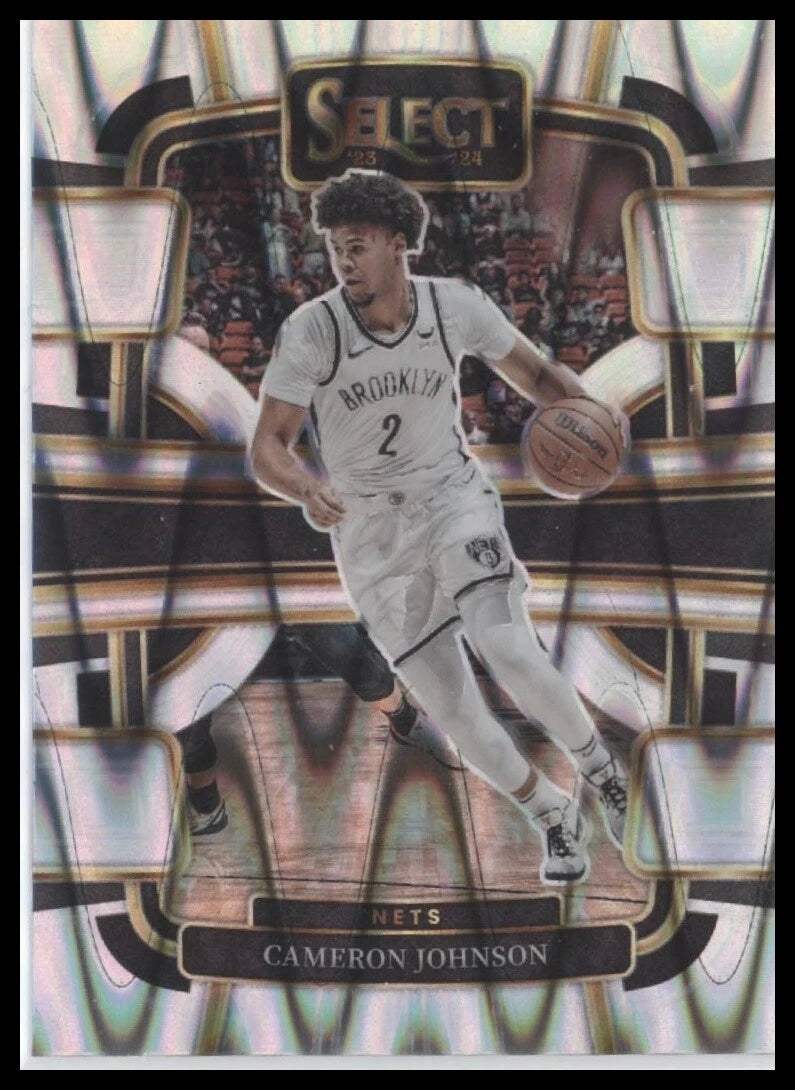 2023-24 Panini Select #12 Cameron Johnson Wave Prizms