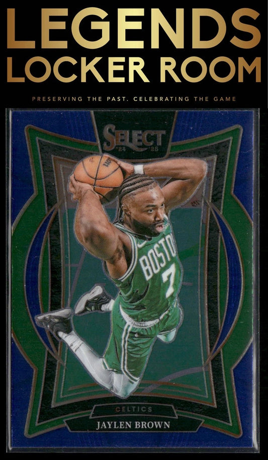 2024-25 Panini Select #29 Jaylen Brown Blue
