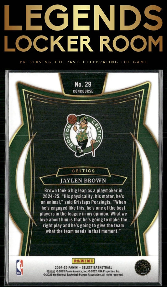 2024-25 Panini Select #29 Jaylen Brown Blue