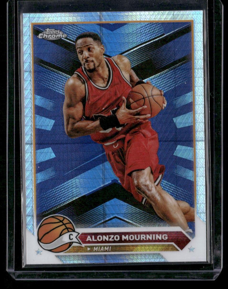 2023-24 Topps Chrome #43 Alonzo Mourning Prism Refractors
