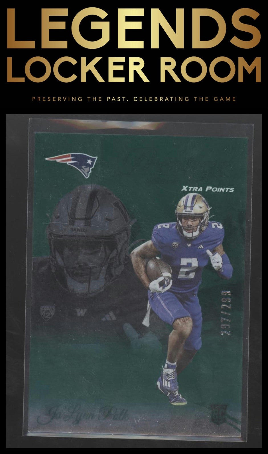 2024 Panini Prestige #354 Ja'Lynn Polk Green Xtra Points #/299