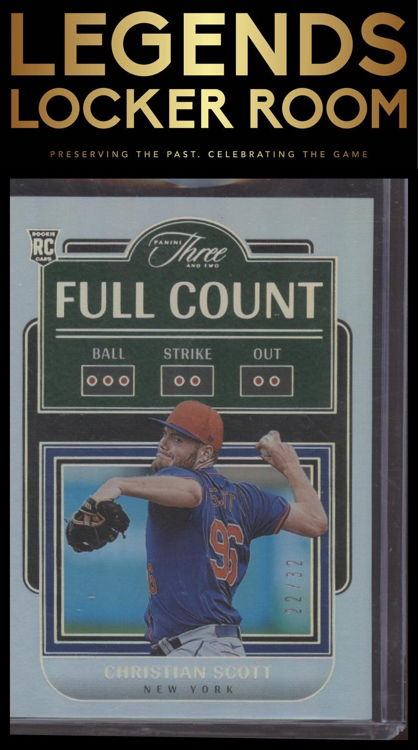 2024 Panini Three and Two #15 Christian Scott Full Count Three and Two #/32