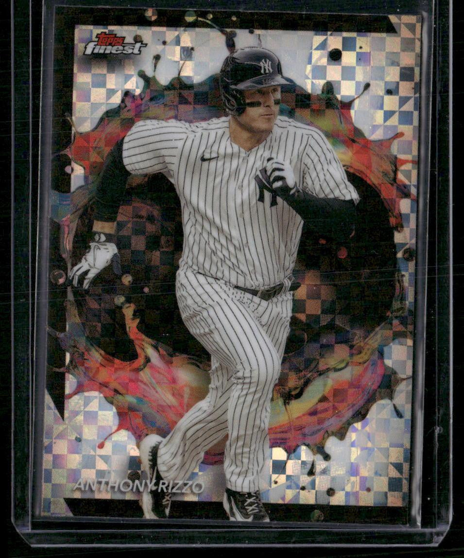 2024 Finest #291 Anthony Rizzo Checkerboard Refractors