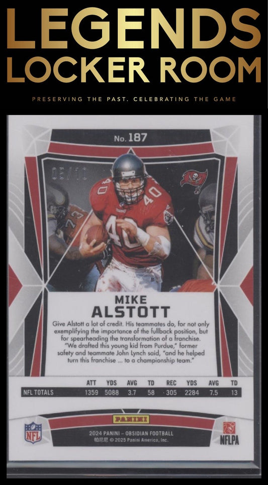 2024 Panini Obsidian Mike Alstott Gold /10