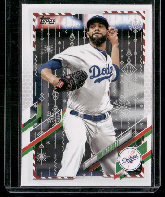 2021 Topps Holiday #HW89 David Price Metallic Holiday
