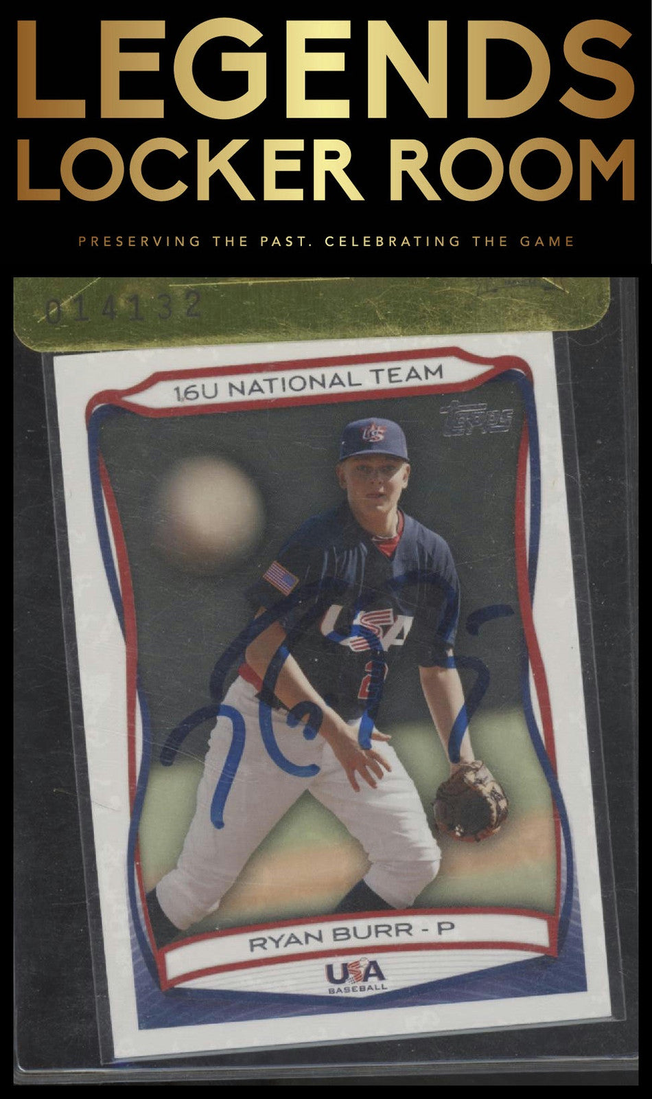 2010 Topps USA Baseball #USA-50 Ryan Burr